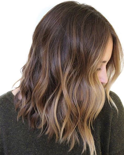 balayage brunette|balayage for brunettes medium length.